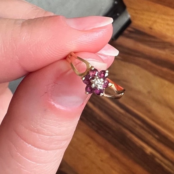 Diamond and ruby ring - Picture 7 of 13